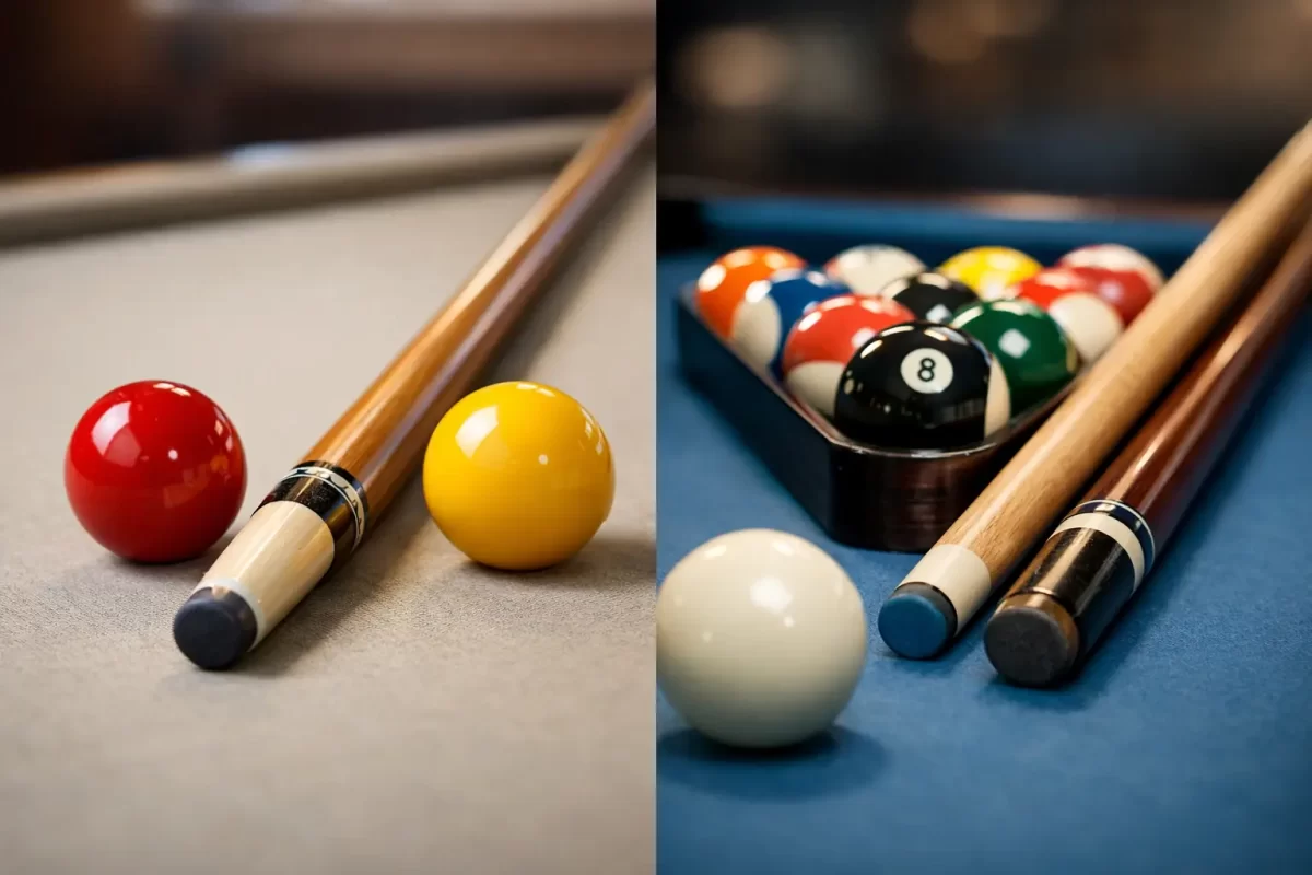 Carom Cue vs Pool Cue: What Changes?