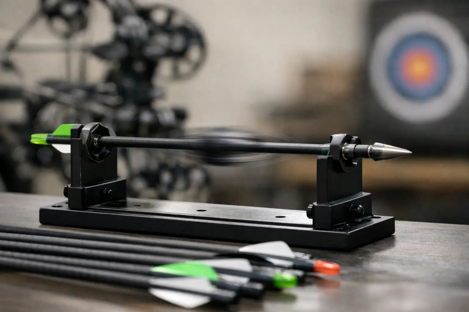 Carbon Shaft Spin Consistency Test